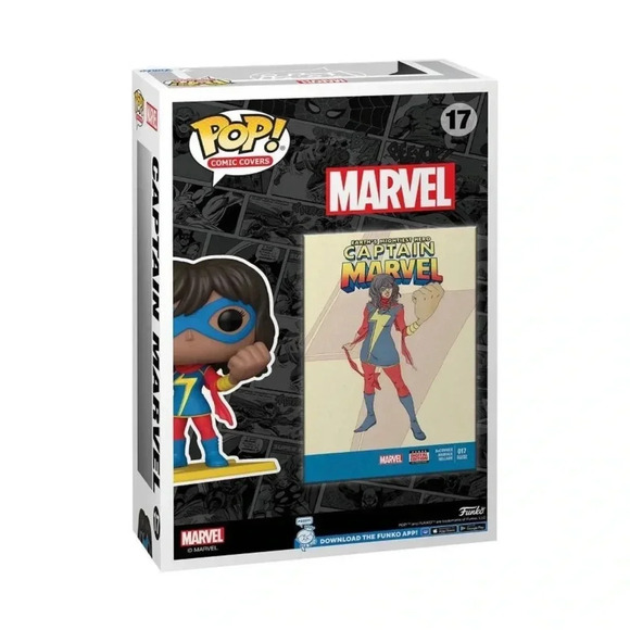 NEW Funko Pop Captain Marvel Kamala Khan Figure #17 & XL Pop T-Shirt Bundle - Picture 6 of 6